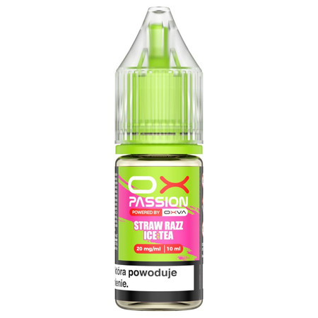 Жидкость OX Passion 10ml Straw Razz Ice Tea 20mg