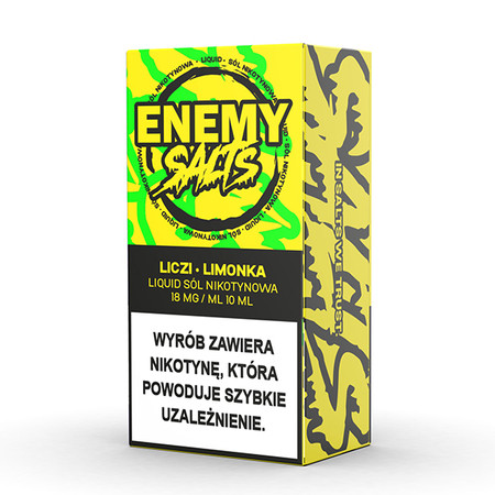 Liquid Enemy Salts Liczi Limonka 18 mg 10ml