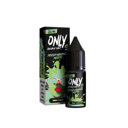 Lichid Only Double Salt 10ml - Fresh Menthol Mojito 20mg