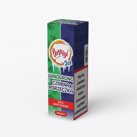 E-liquid Izi Pizi Salt 10ml - Winogrono Czarna Porzeczka 20mg