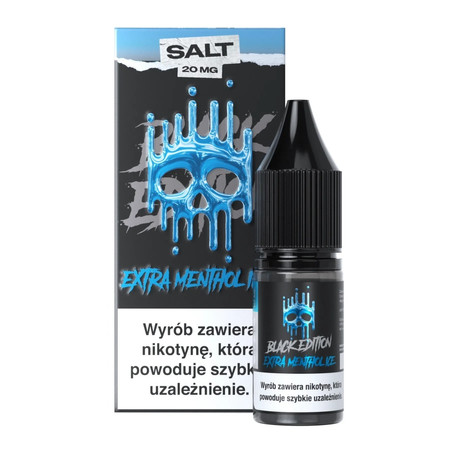 E-liquid Dark Line Black Edition Salt 10ml - Extra Menthol Ice 20mg