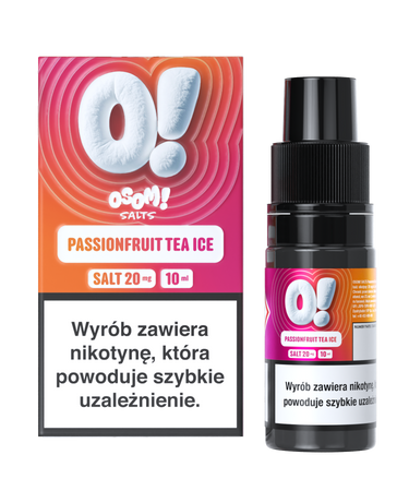 E-Liquid OSOM! SALTS 10ml - Passionfruit Tea Ice 20mg