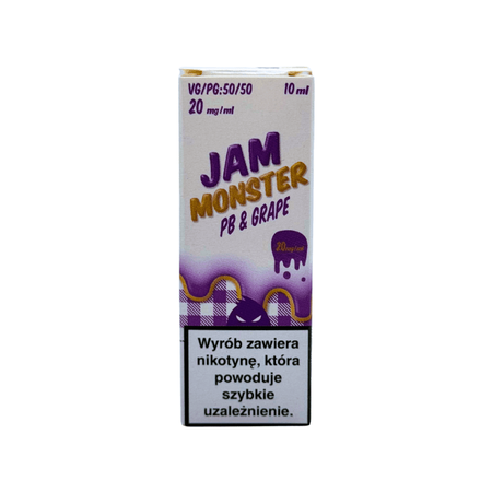 E-liquid MVL 10ml - Jam Monster - Peanut Butter Grape 20mg