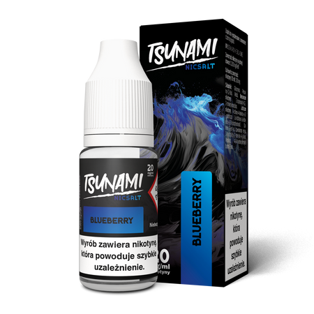 E-liquid Tsunami Salt 10ml - Blueberry 20mg