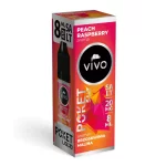 E-liquid VIVO Poket 8ml - Peach Raspberry 20mg