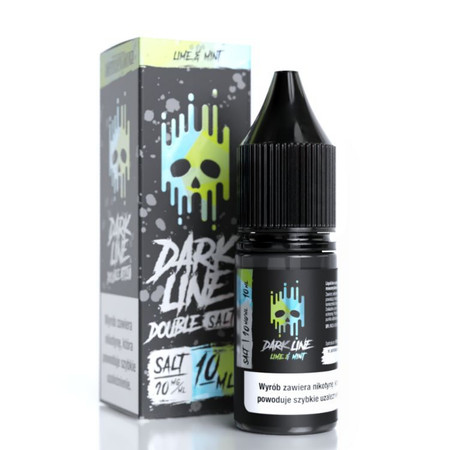 E-liquid Dark Line Double Salt 10ml - Lime Mint 10mg