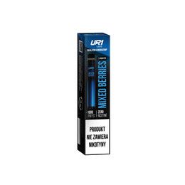 Jednorázová e-cigareta UR1 Vape 1800 Mixed Berries 0mg