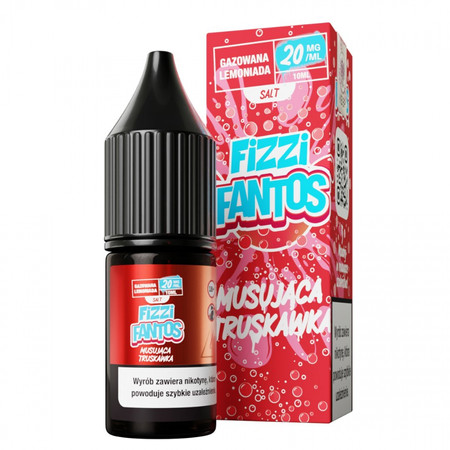 E-liquide Fizzi Fantos Salt 10ml - Musująca Truskawka 20mg