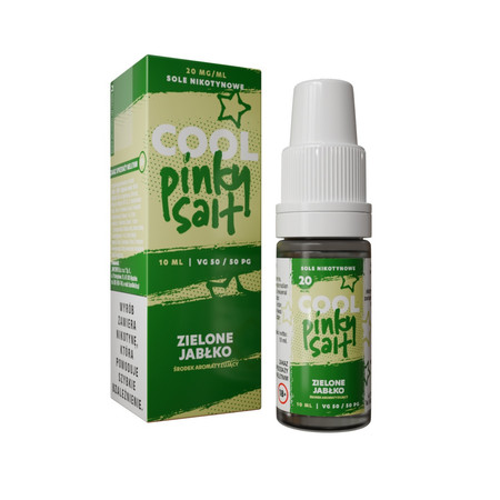 Liquid Pinky Salt Cool 10ml - Zielone Jabłko 20mg