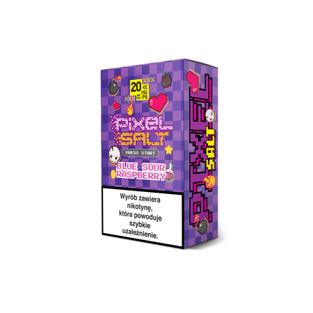 E-Liquid Pixel Salt 10ml - Blue Sour Raspberry 20mg