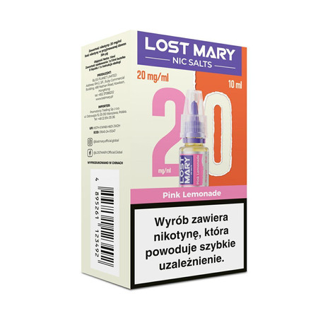 E-Liquid Lost Mary 10ml - Pink Lemonade 20mg
