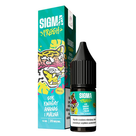 E-liquid Sigma Fresh Salt 10ml - Sok Kwaśny Ananas Malina 20mg