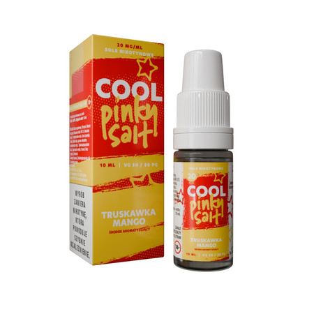 E-liquid Pinky Salt Cool 10ml - Truskawka Mango 20mg