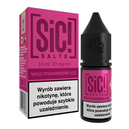 E-liquid SIC! Salt 10ml - Wild Strawberry Ice 20mg