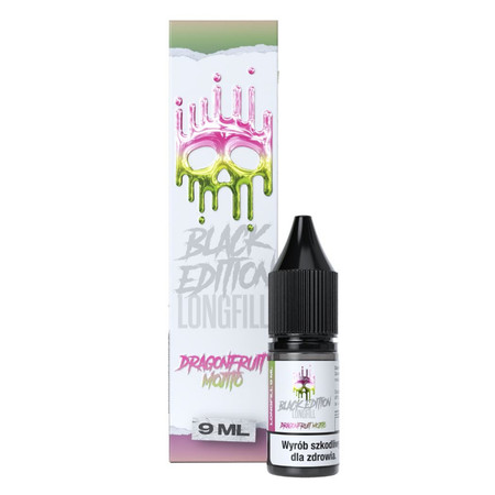 Longfill Dark Line Black Edition 9ml - DRAGONFRUIT MOJITO