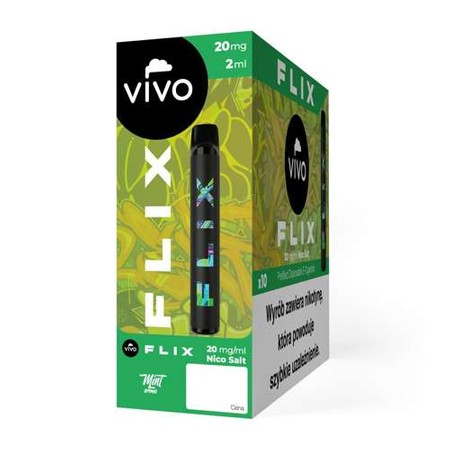 Disposable E-Cigarette VIVO FLIX 700 - Mint 20mg