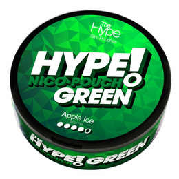 Saszetki Nikotynowe Hype Green - Apple Ice 4/5