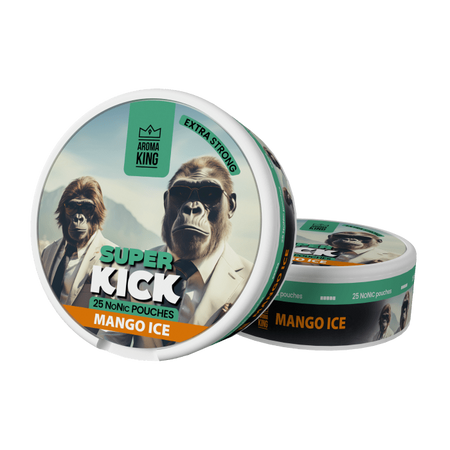 Никотиновые пакетики Aroma King NoNic Super Kick - Mango Ice 5mg