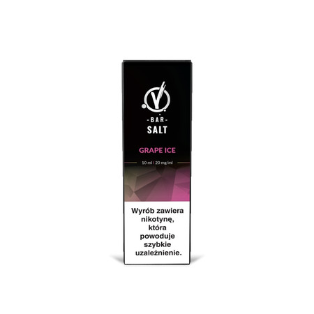 E-liquid Vbar Salt 10ml - Grape Ice 20mg