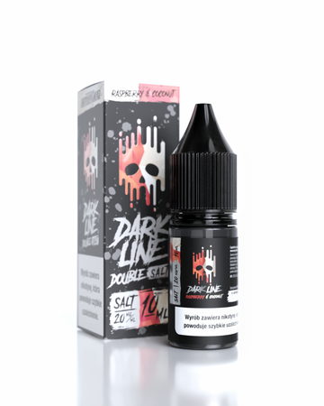 E-liquid Dark Line Double Salt 10ml - Raspberry Coconut 20mg