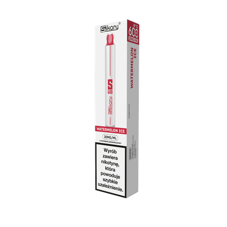 E-papieros Jednorazowy Sikary S600 - Watermelon Ice 20mg