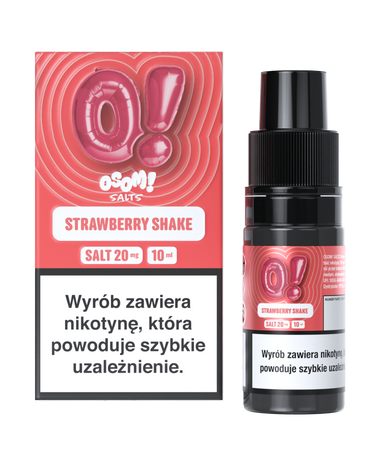 Lichid OSOM! SALTS 10ml - Strawberry Shake 20mg