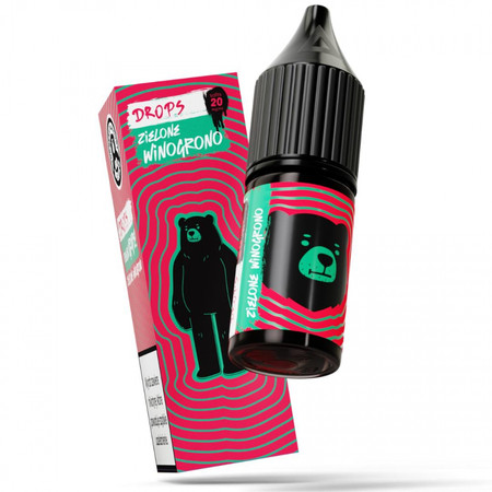 Lichid GO BEARS Drops 10ml - Zielone Winogrono 20mg