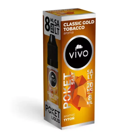 Рідина VIVO Poket 8ml - Classic Gold Tobacco 20mg