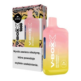 Disposable E-Cigarette V-BOXX - Strawberry Ice Cream 20mg