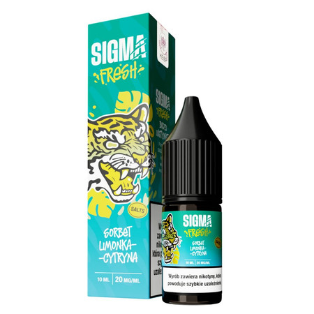 E-liquid Sigma Fresh Salt 10ml - Sorbet Limonka Cytryna 20mg