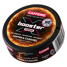 Кофеїнові пакетики - X-Booster Coffee Caramel 80mg