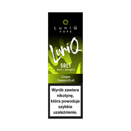 E-Liquid Luniq Salt 10ml - Grape Passionfruit 20mg