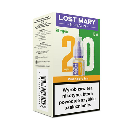 Liquid Lost Mary 10ml - Pineapple Ice 20mg