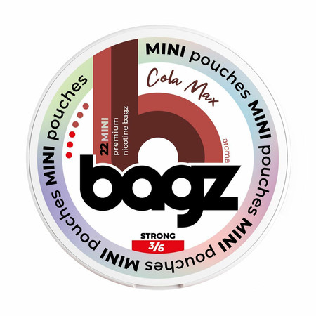 Nikotinové sáčky BAGZ Cola Max 3/6 STRONG MINI