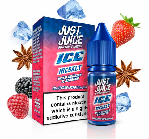 E-liquid Just Juice Ice 10ml - Wild Berries Anise 20mg