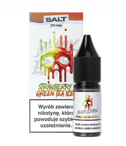 E-liquid Dark Line Black Edition Salt 10ml - Strawberry Green Tea Ice 20mg