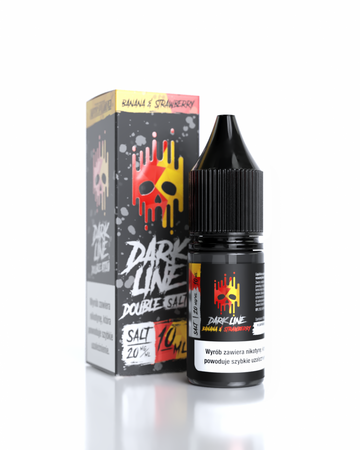 E-liquid Dark Line Double Salt 10ml - Strawberry Banana 20mg