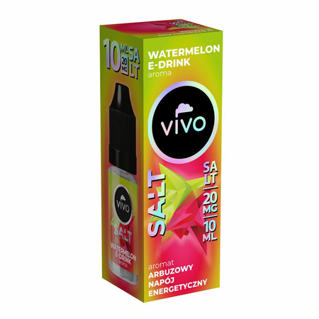 Рідина VIVO Salt 10ml - Watermelon Energy Drink 20mg