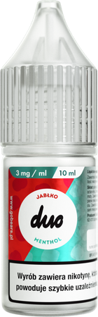 E-Liquid DUO 10ml - Jabłko Menthol 3mg