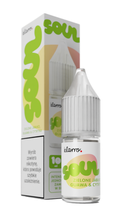 Lichid Klarro Soul Salt 10ml - Zielone Jabłko Guawa Cytryna 20mg