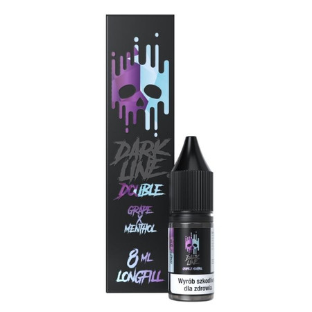Longfill Dark Line Double 8ml - Grape Menthol
