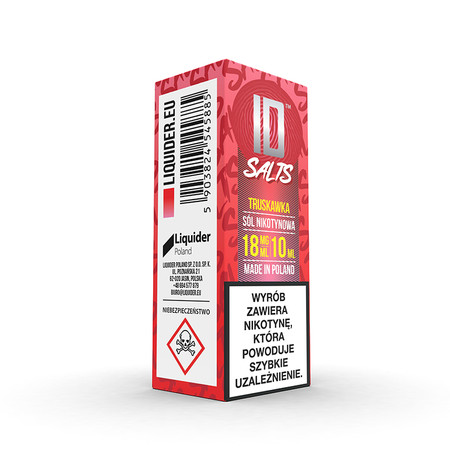 E-liquid ID SALTS 10ml - Truskawka 18mg