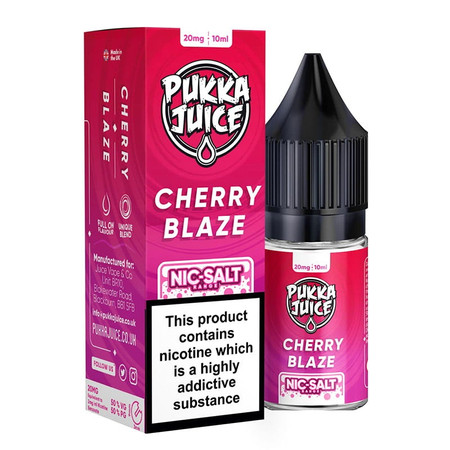 Liquid Pukka Juice Salt 10ml - Cherry Blaze 20mg