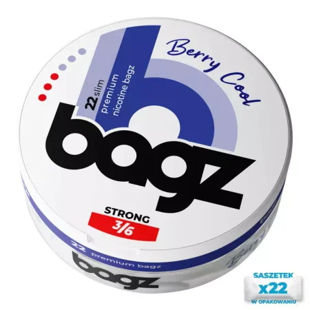 Sachets de nicotine BAGZ Berry Cool 3/6 STRONG