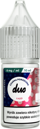 Рідина DUO 10ml - Czarna Porzeczka Liczi 6mg