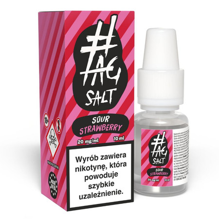 Рідина #TAG Salt Sour 10ml - Strawberry 20mg