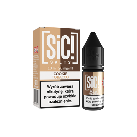 Жидкость SIC! Salt 10ml - Cookie Tobacco 20mg
