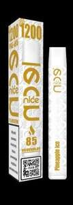 Cigarette électronique jetable VOOM 1200 PINEAPPLE ICE 20mg