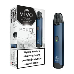 E-Cigarette POD VIVO Poket Open Blue sans résistance