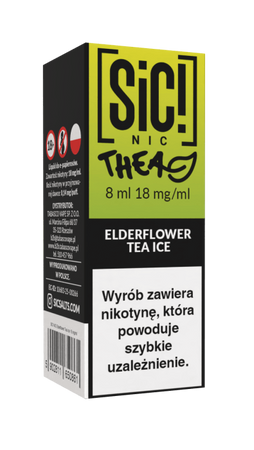 E-Liquid SIC! NIC 8ml - Elderflower Tea Ice 18mg